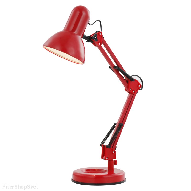 Красная настольная лампа 24882 Famous Globo