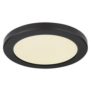 18Вт чёрный круглый плоский потолочный светильник «Lasse»