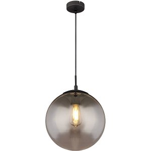 Подвесной светильник дымчатый шар Ø30см «Blama»