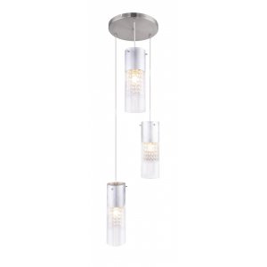 Три подвесных светильника на круглом основании «WEMMO»