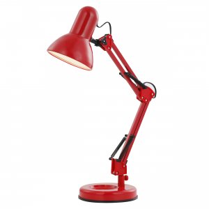 Красная настольная лампа 24882 Famous