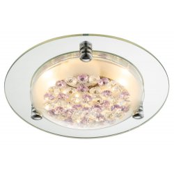 Светодиодный светильник с фиолетовыми вставками 48248 FROO