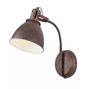 Ржавое настенное бра с гибким рожком «Giorgio» 54647-1W