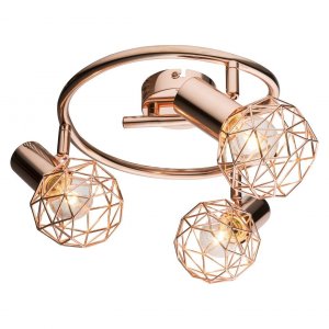 Тройной спот медного цвета 54805-3 «Xara»