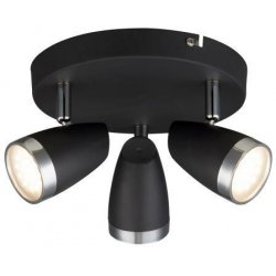 Тройной светодиодный спот на круглом основании 56110-3 NERO
