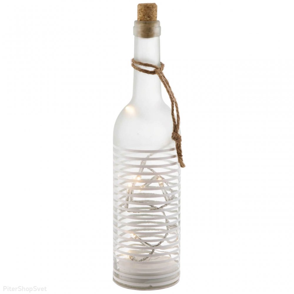 Декоративный светильник бутылка с гирляндой внутри «Craig» 28184-12-2