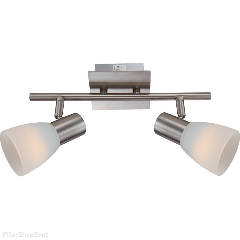 Двойной спот с выключателем «Parry I» 54534-2