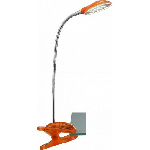 Светодиодная настольная оранжевая лампа на прищепке 58373K ET Globo Lighting
