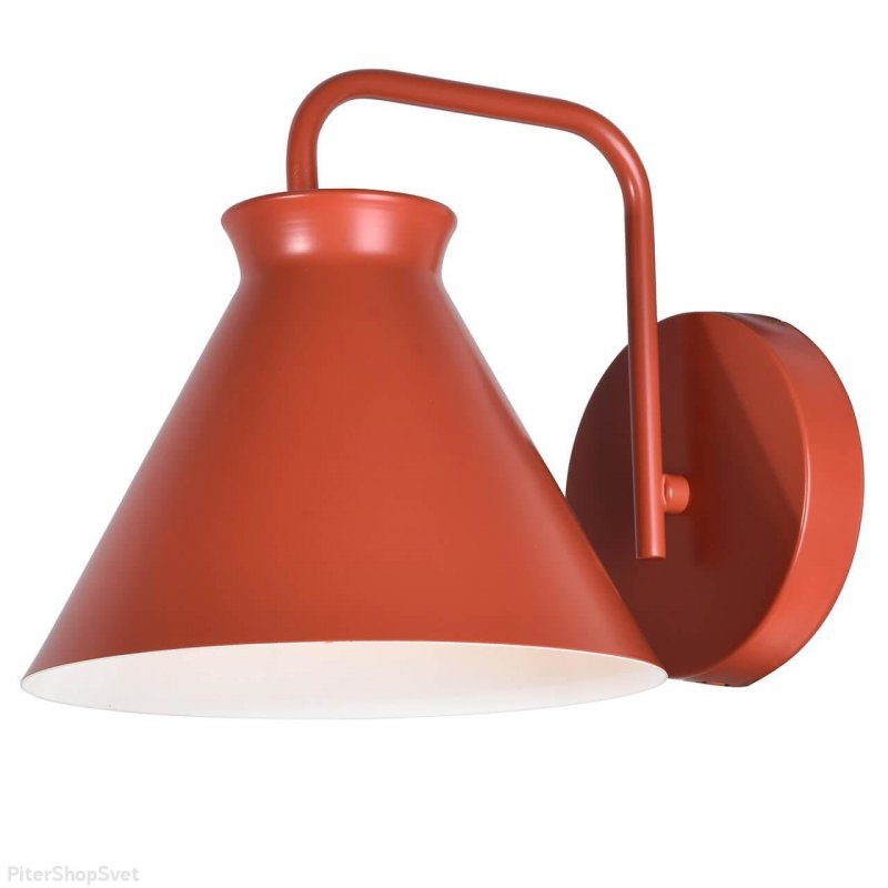 Оранжевое настенное бра из металла «Lyon» H148-4