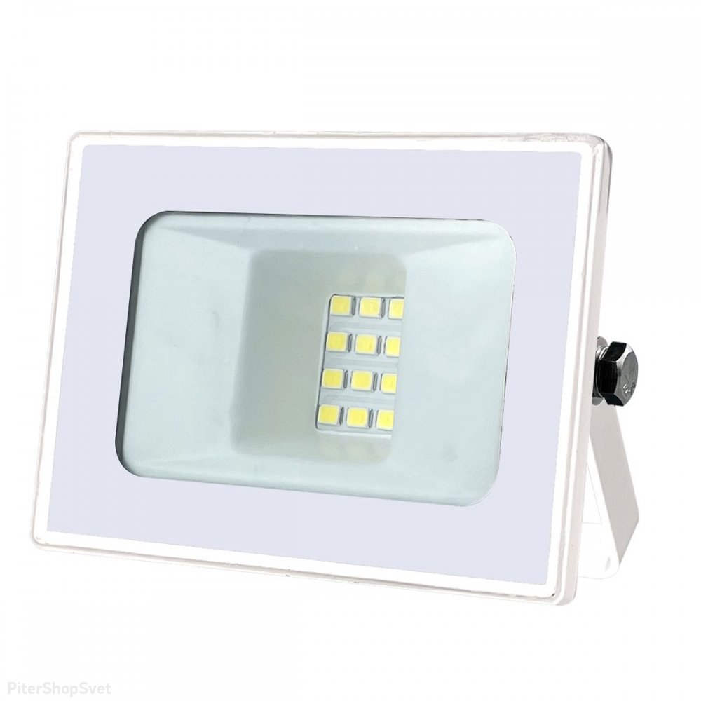 Белый прожектор 10Вт 6500К IP65 HF-006