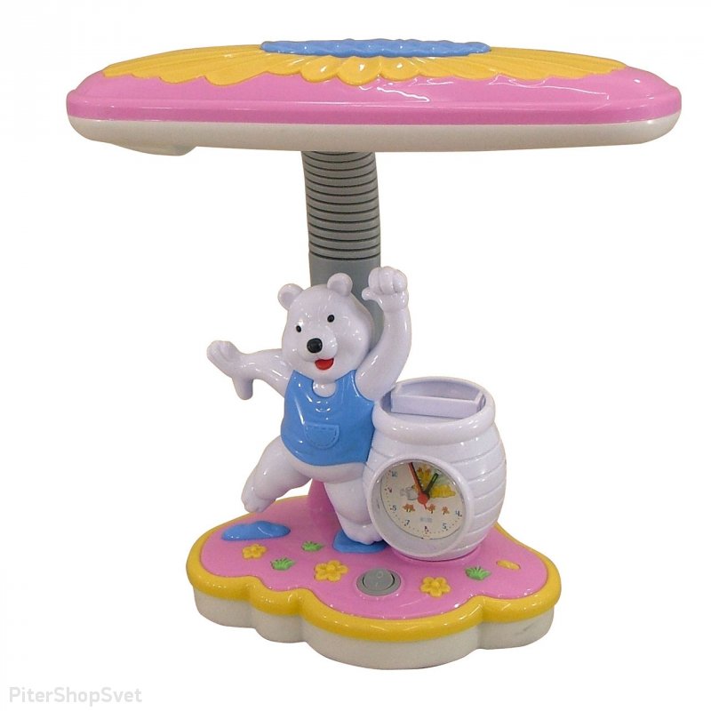 Настольная лампа с часами Винни-Пух «048-005-0011 HL037» HRZ00000723