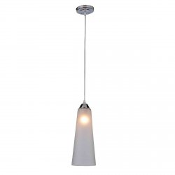 белый подвесной светильник 236/1-Chrome Iris Glos