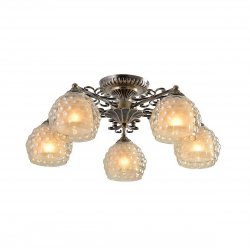Пятирожковая люстра 285/5PF-Oldbronze Bella