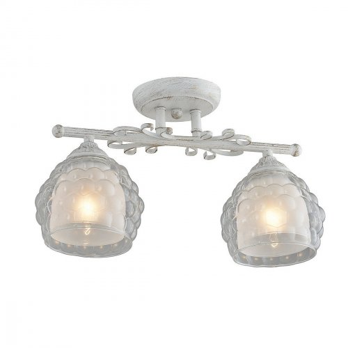 Белый потолочный светильник Bella 285/2PF-Whitepatina