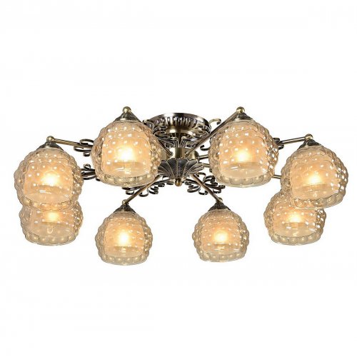 Потолочная люстра на бронзовом основании Bella 285/8PF-Oldbronze