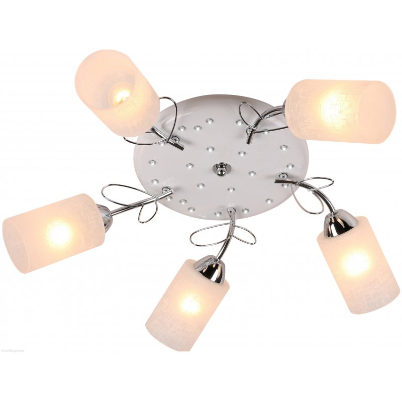 Потолочная люстра 841/5PF-LEDWhitechrome IDLamp