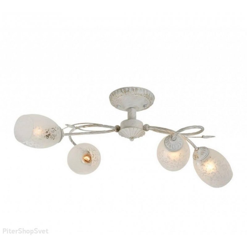Потолочная люстра 874/4PF-Whitepatina IDLamp