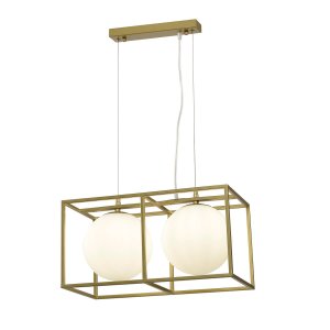 Подвесной светильник с шарами в кубах «Golden»