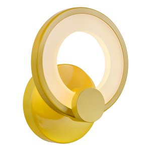 Жёлтое настенное бра кольцо 12Вт 2800К «Ring»
