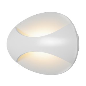 Белый настенный светильник для подсветки 6Вт 3000К «Flux»