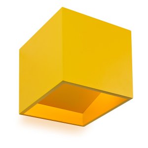 Жёлтый настенный светильник для подсветки 6Вт 3000К «Dice»