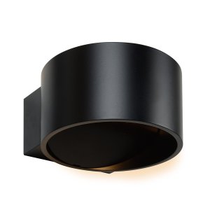 Чёрный настенный светильник для подсветки 6Вт 4000К «Lyra»