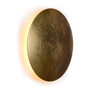 Настенный светильник золотого цвета для подсветки 18Вт 3000К «Lunar»