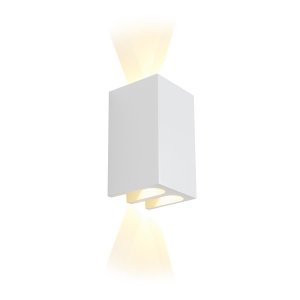 Белый настенный светильник для подсветки в 2 стороны 12Вт 3000К «Double»