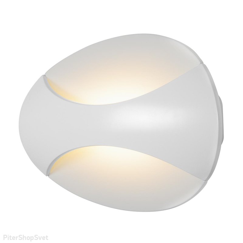 Белый настенный светильник для подсветки 6Вт 3000К «Flux» ZD7151-6W WH