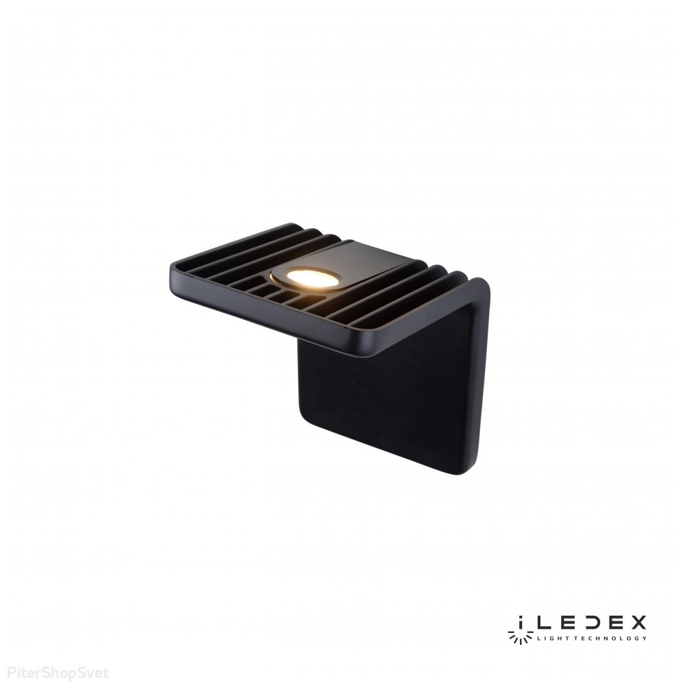Чёрный настенный светильник подсветка 10Вт 3000К «Scoop» ZD8006-10W BK