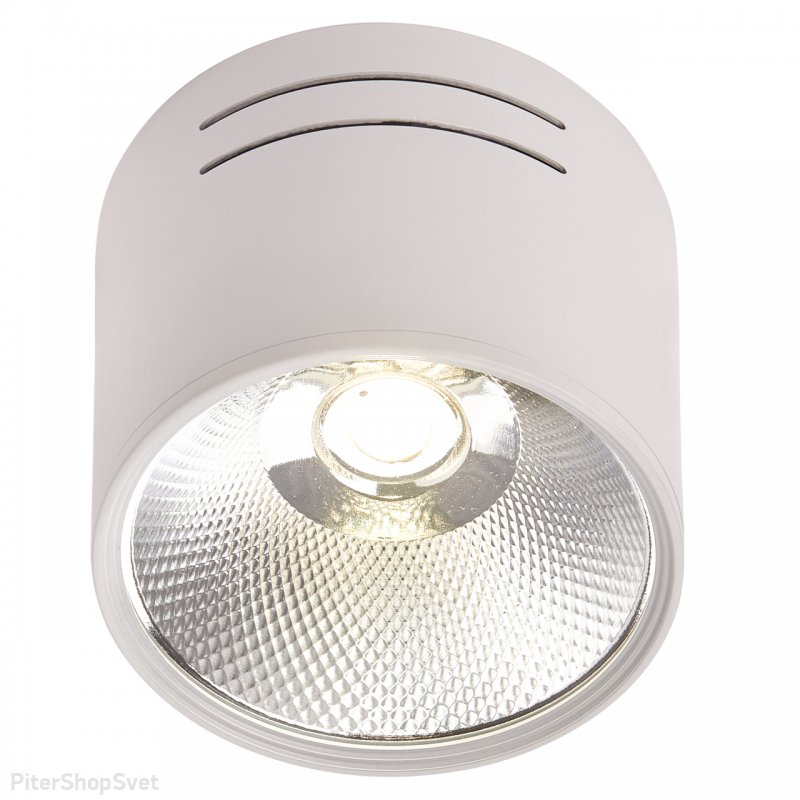 Белый накладной потолочный светильник цилиндр 15Вт 4200К IL.0005.4115
