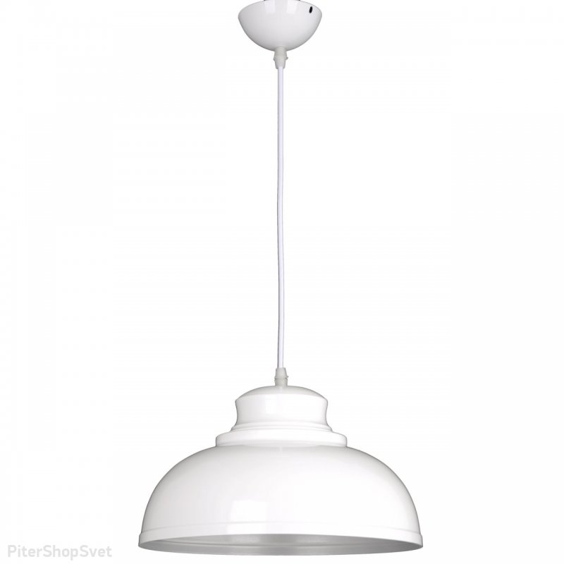 Белый подвесной купольный светильник PNL.002.300.03