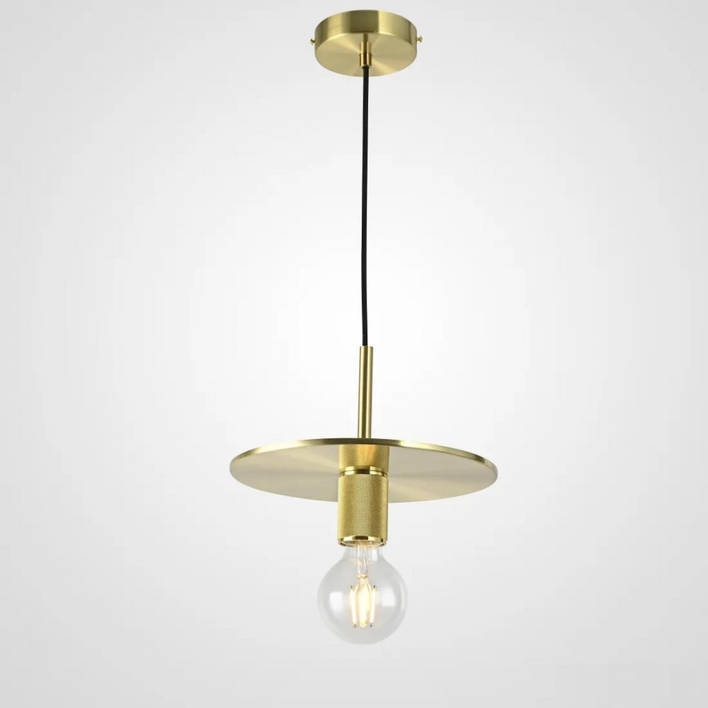Подвесной светильник с открытой лампой «Rh Utilitaire Disk Shade Pendant» 123643-22