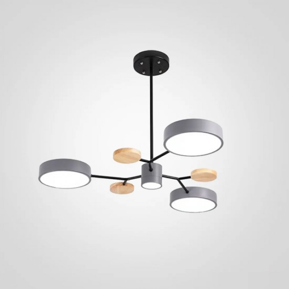 Люстра на штанге «Meade Lamps Grey» 151685-26