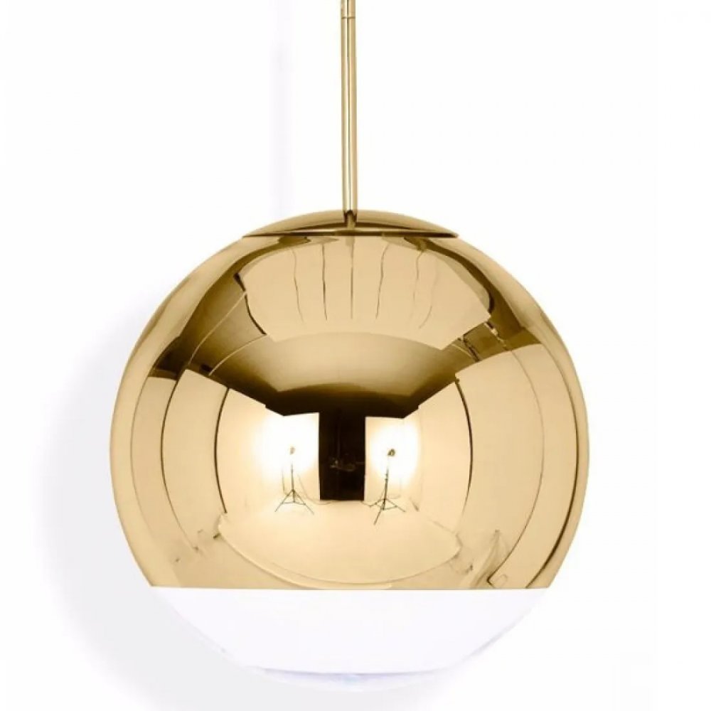 Подвесной светильник шар 40см «Mirror Ball Gold» 177974-22