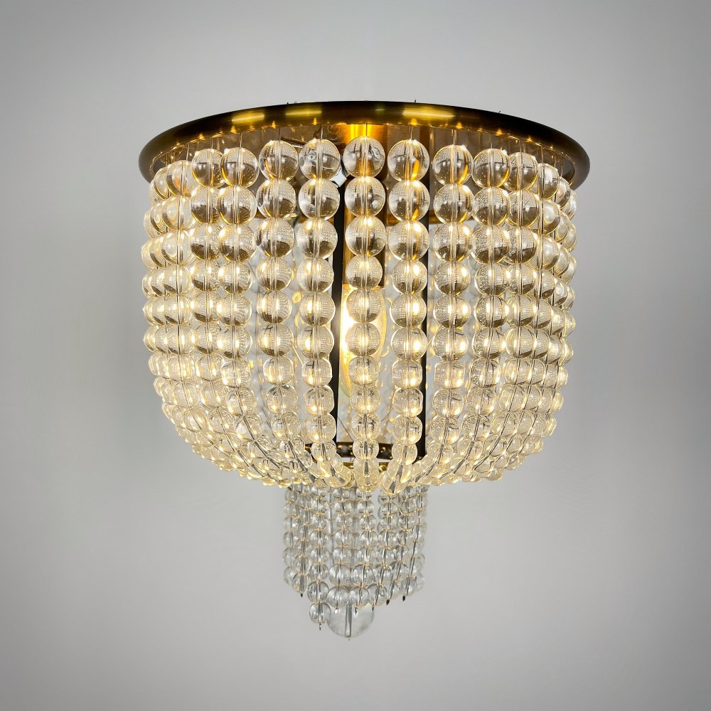 Потолочный светильник с подвесками бусины «Jacqueline White Sconce» 186172-22