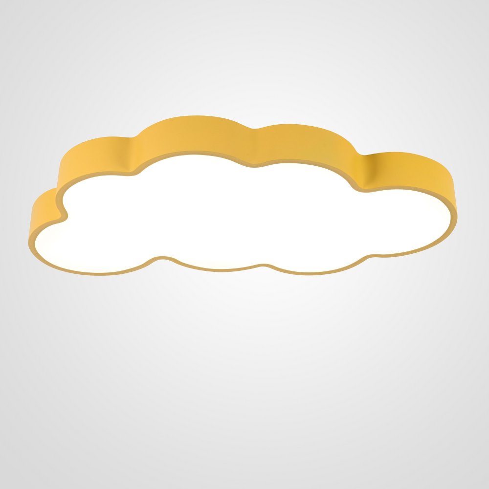 Жёлтая потолочная люстра облако «Cloud» 189776-26