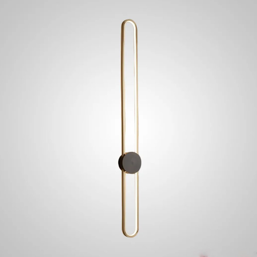Настенный светильник подсветка «HEIDY L H120 Brass Black» 230863-23