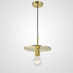 Подвесной светильник с открытой лампой «Rh Utilitaire Disk Shade Pendant»
