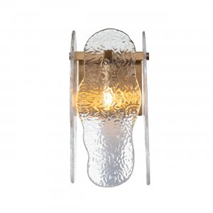 Настенный светильник с текстурированным стеклом «ELEGANZA»