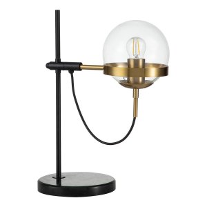 Настольная лампа с плафоном шар «Faccetta»