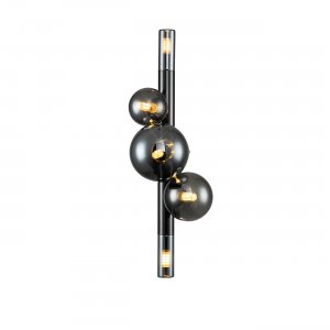 Настенный светильник с дымчатыми шарами «11026/5W Black Canto»