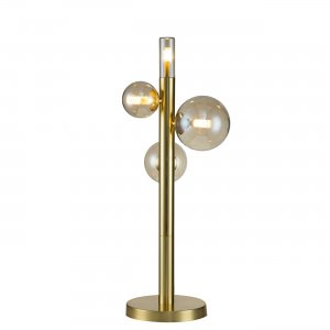Настольная лампа с плафонами шары «11026/4T Gold Canto»