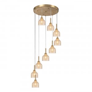 Светильник с подвесами на круглом основании «Caramella»