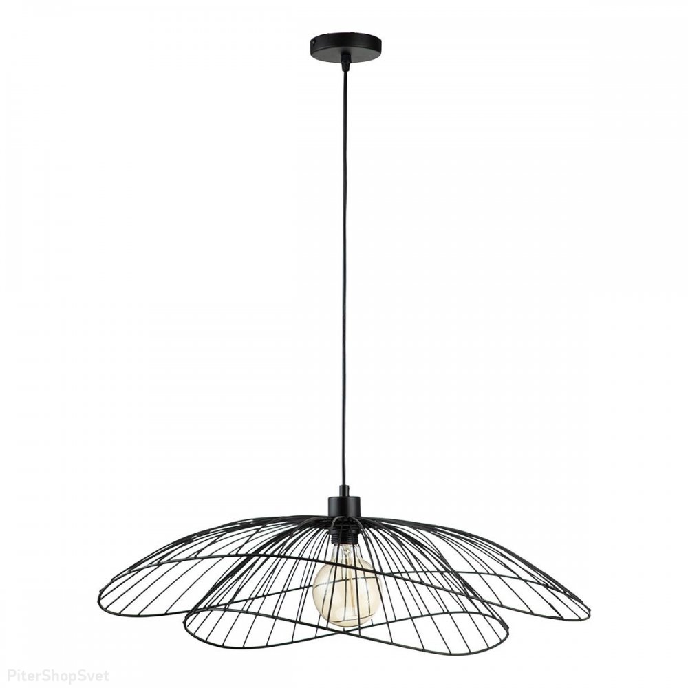 Чёрный подвесной светильник «Vestito» V000192