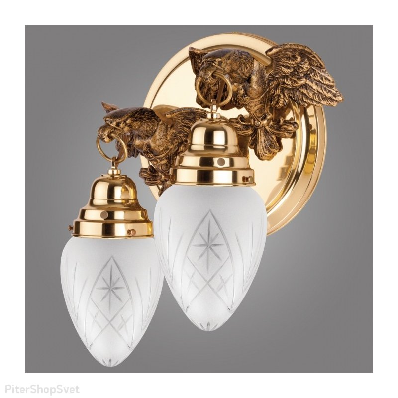 Настенное бра с орлами «OURO» OK60/2