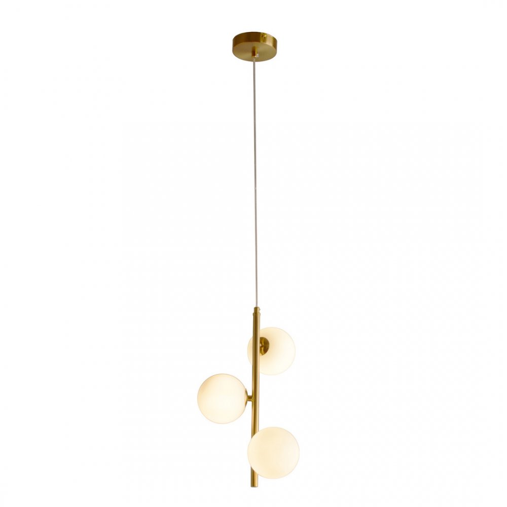 Подвесной светильник с 3 плафонами шар «Сида» 07508-3A,20