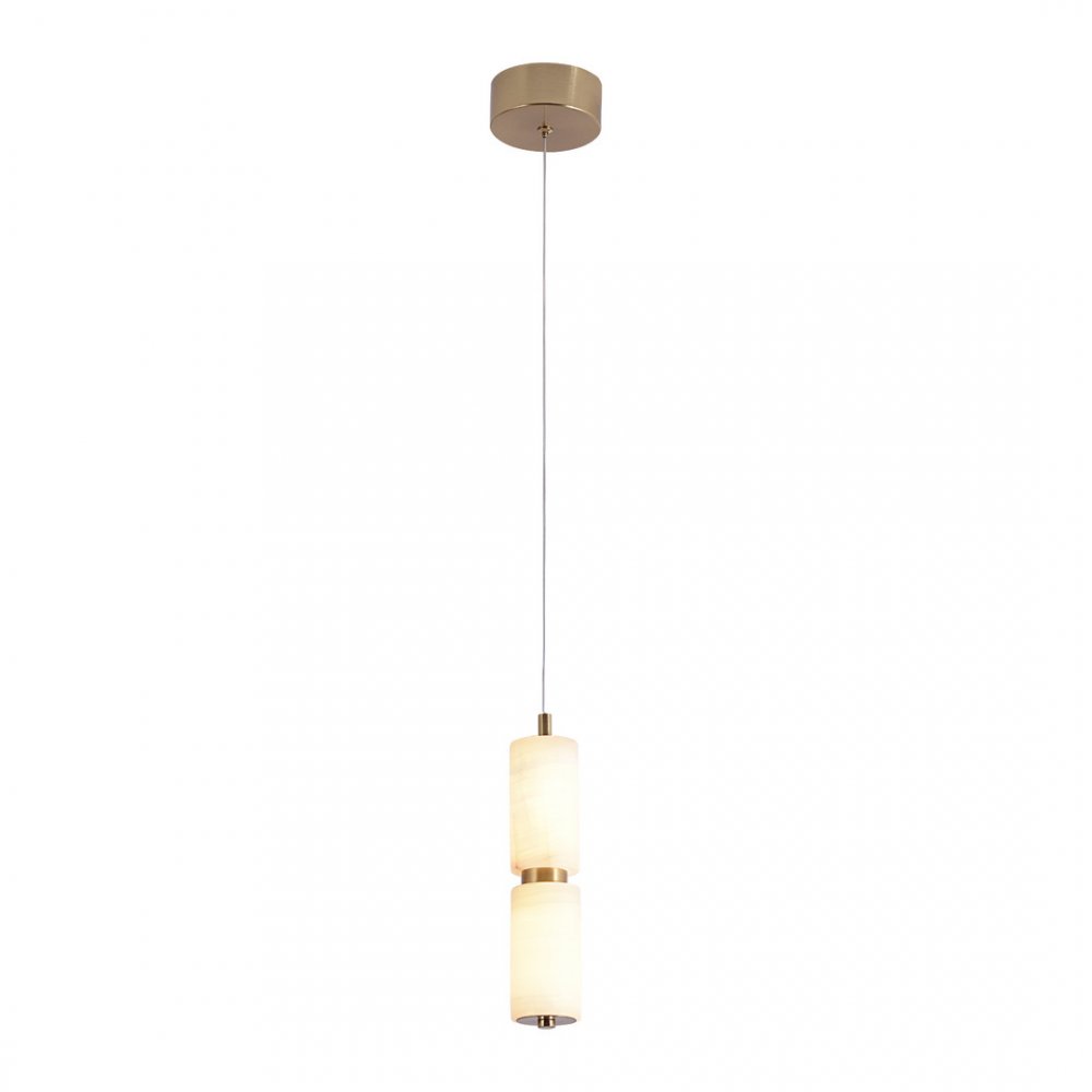 Подвесной светильник с каменным плафоном 12Вт 3000К «Бейла» 07528-1A,36