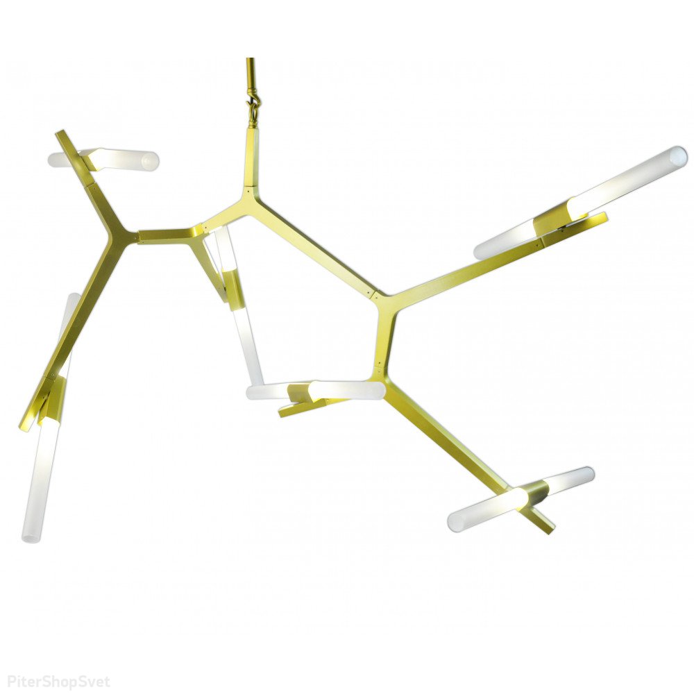 Подвесная люстра золотого цвета палки «Никс» 07531-12,33