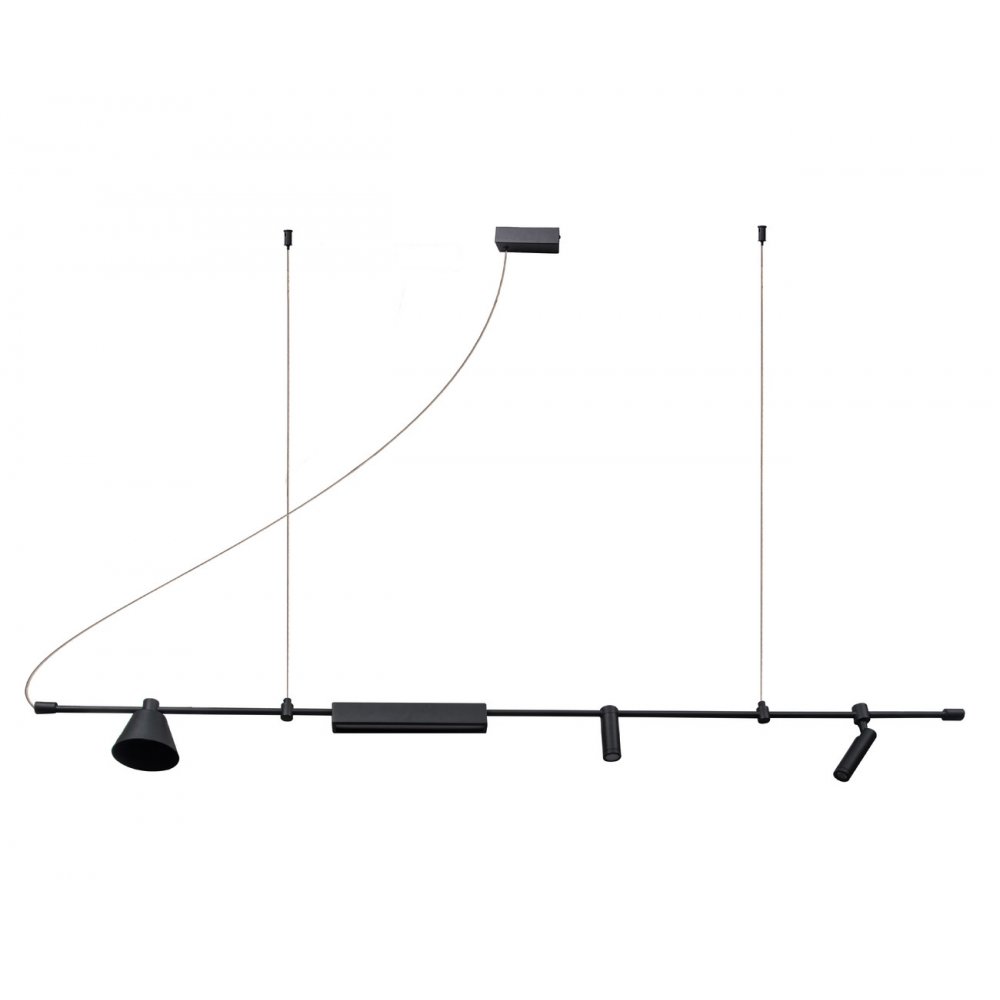 Длинный подвесной светильник со спотами 150см 20Вт 4000К «Ристо» 07616-150L,19